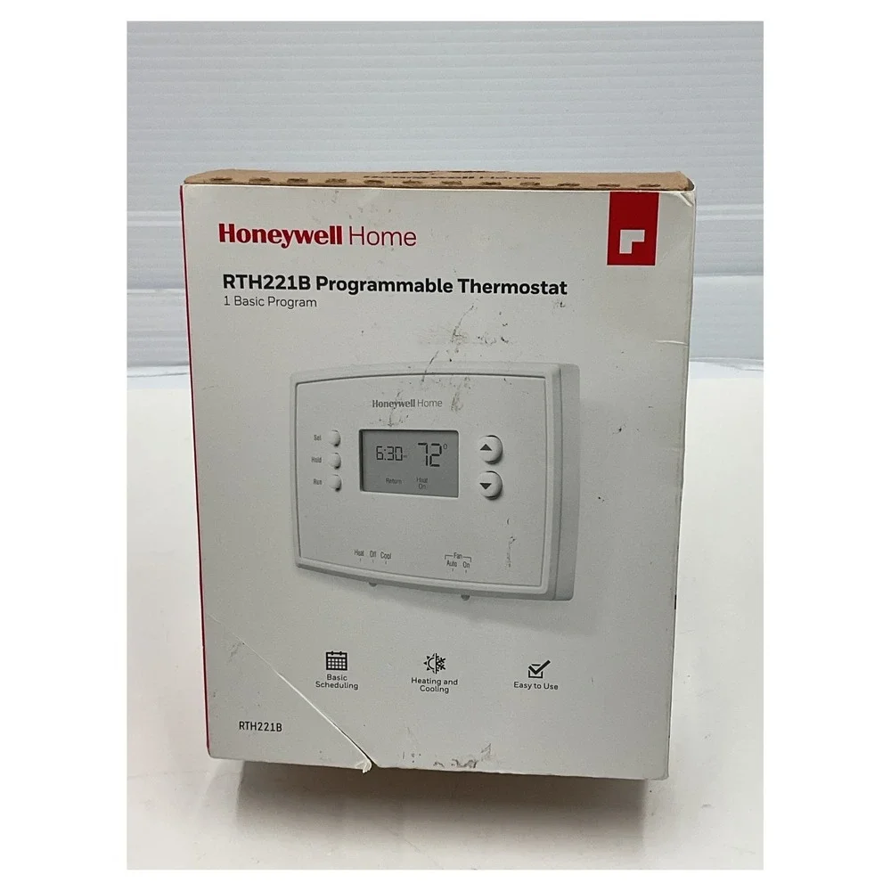Honeywell Home RTH221B Programmable‎ Thermostat 1-Week Heating Cooling NEW